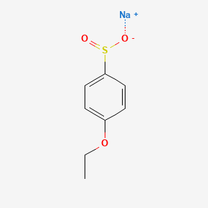 Sodium 4-ethoxybenzene-1-sulfinate chemical structure (CAS 111243-34-6)