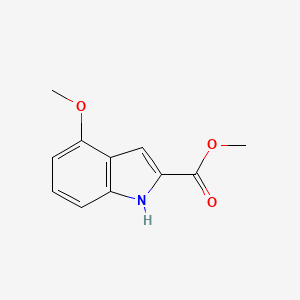 Methyl 4-methoxy-1H-indole-2-carboxylate chemical structure (CAS 111258-23-2)