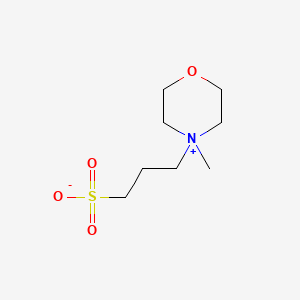 3-(4-Methylmorpholino-4-ium)propane-1-sulfonate chemical structure (CAS 111282-24-7)