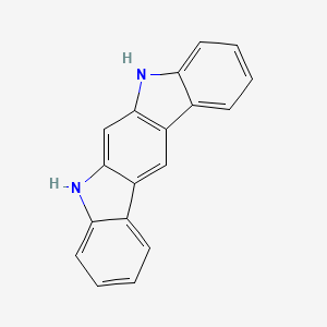 5,7-Dihydroindolo[2,3-b]carbazole chemical structure (CAS 111296-90-3)