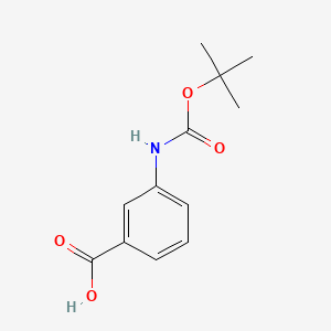 Boc-3-aminobenzoic acid chemical structure (CAS 111331-82-9)