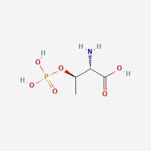 (2S,3R)-2-Amino-3-(phosphonooxy)butanoic acid chemical structure (CAS 1114-81-4)
