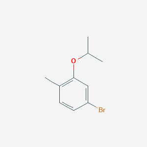 4-Bromo-2-isopropoxy-1-methylbenzene chemical structure (CAS 1114808-85-3)