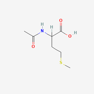 N-Acetyl-DL-methionine chemical structure (CAS 1115-47-5)