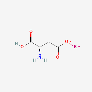 L-aspartic acid potasium salt chemical structure (CAS 1115-63-5)