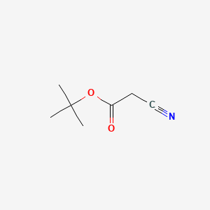 tert-Butyl 2-cyanoacetate chemical structure (CAS 1116-98-9)