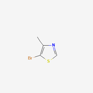 5-Bromo-4-methylthiazole chemical structure (CAS 111600-83-0)