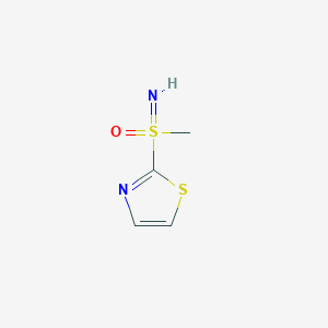 Imino(methyl)(thiazol-2-yl)-l6-sulfanone chemical structure (CAS 1116339-83-3)