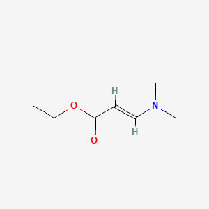 (E)-Ethyl 3-(dimethylamino)acrylate chemical structure (CAS 1117-37-9)