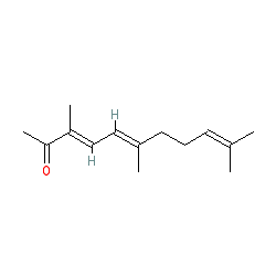 3,5,9-Undecatrien-2-one,3,6,10-trimethyl- chemical structure (CAS 1117-41-5)