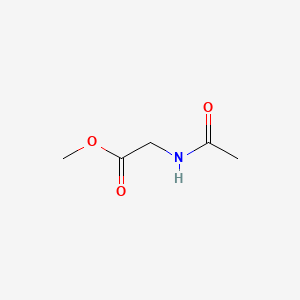 Methyl 2-acetamidoacetate chemical structure (CAS 1117-77-7)