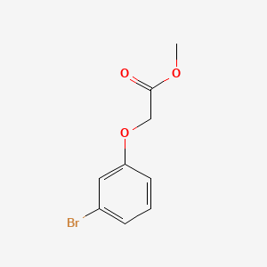 Methyl 2-(3-bromophenoxy)acetate chemical structure (CAS 111758-64-6)