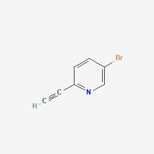 5-Bromo-2-ethynylpyridine chemical structure (CAS 111770-86-6)