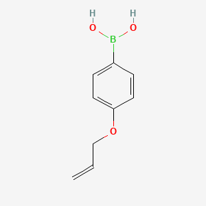 (4-(Allyloxy)phenyl)boronic acid chemical structure (CAS 1117776-68-7)