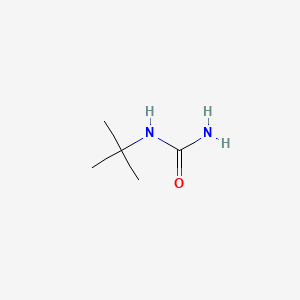 tert-Butylurea chemical structure (CAS 1118-12-3)