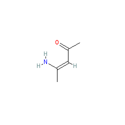 4-Aminopent-3-en-2-one chemical structure (CAS 1118-66-7)