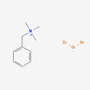 Mono(N,N,N-trimethyl-1-phenylmethanaminium) tribromide chemical structure (CAS 111865-47-5)