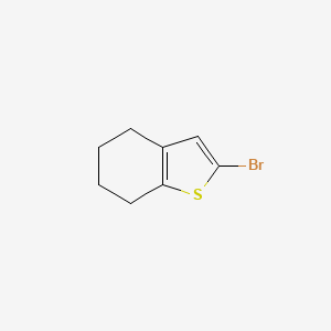 2-Bromo-4,5,6,7-tetrahydrobenzo[b]thiophene chemical structure (CAS 111873-07-5)