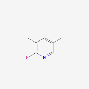 2-Fluoro-3,5-dimethylpyridine chemical structure (CAS 111887-71-9)