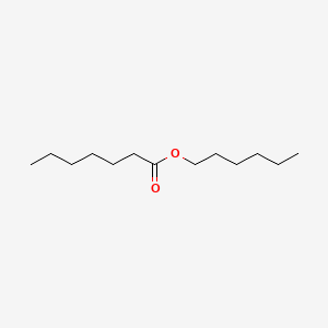 Hexyl heptanoate chemical structure (CAS 1119-06-8)