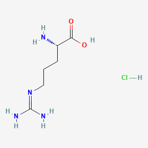 (S)-2-Amino-5-guanidinopentanoic acid hydrochloride chemical structure (CAS 1119-34-2)