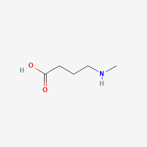 4-(Methylamino)butanoic acid chemical structure (CAS 1119-48-8)