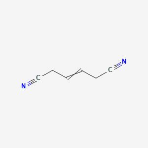 Dihydromucononitrile chemical structure (CAS 1119-85-3)