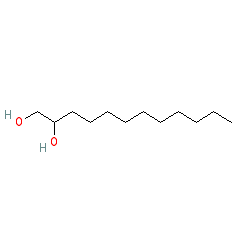 1,2-Dodecanediol(Flakes or Chunks) chemical structure (CAS 1119-87-5)