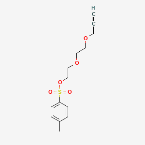 2-(2-(Prop-2-yn-1-yloxy)ethoxy)ethyl 4-methylbenzenesulfonate chemical structure (CAS 1119249-30-7)