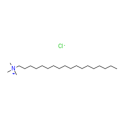Trimethylstearylammonium Chloride chemical structure (CAS 112-03-8)