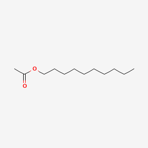 Decyl acetate chemical structure (CAS 112-17-4)