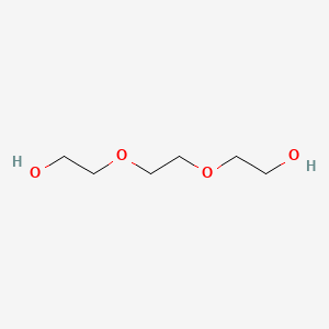 2,2'-(Ethane-1,2-diylbis(oxy))diethanol chemical structure (CAS 112-27-6)