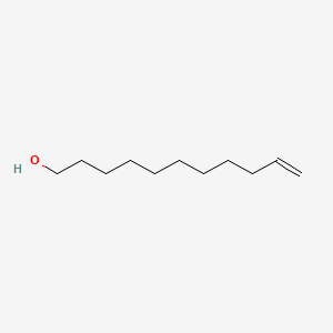 10-Undecen-1-ol chemical structure (CAS 112-43-6)