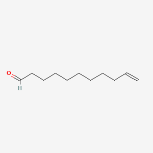 Undec-10-enal chemical structure (CAS 112-45-8)