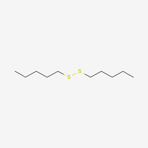 Di-n-amyldisulfide chemical structure (CAS 112-51-6)