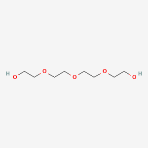 2,2'-((Oxybis(ethane-2,1-diyl))bis(oxy))diethanol chemical structure (CAS 112-60-7)