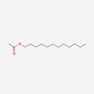 Dodecyl acetate chemical structure (CAS 112-66-3)