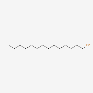1-Bromotetradecane chemical structure (CAS 112-71-0)