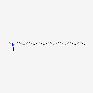 N,N-Dimethyltetradecan-1-amine chemical structure (CAS 112-75-4)