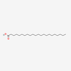 Docosanoic acid chemical structure (CAS 112-85-6)