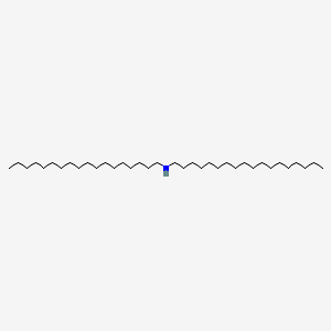 Dioctadecylamine chemical structure (CAS 112-99-2)
