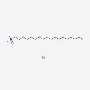 N,N,N-Trimethyloctadecan-1-aminium bromide chemical structure (CAS 1120-02-1)