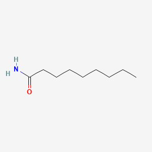 Nonanamide chemical structure (CAS 1120-07-6)