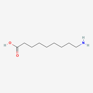 9-Aminononanoic acid chemical structure (CAS 1120-12-3)