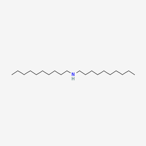 Didecylamine chemical structure (CAS 1120-49-6)