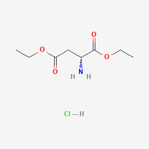 (R)-Diethyl 2-aminosuccinate hydrochloride chemical structure (CAS 112018-26-5)