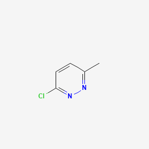3-Chloro-6-methylpyridazine chemical structure (CAS 1121-79-5)