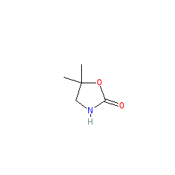 5,5-Dimethyloxazolidin-2-one chemical structure (CAS 1121-83-1)
