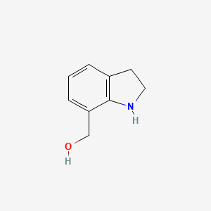 Indolin-7-ylmethanol chemical structure (CAS 112106-89-5)