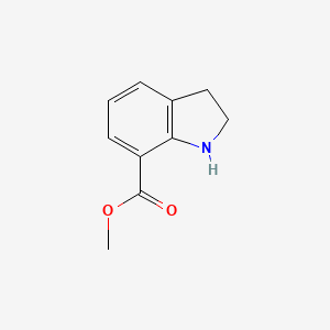 Methyl indoline-7-carboxylate chemical structure (CAS 112106-91-9)